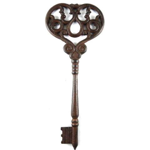 Large Iron Decorative Skeleton Key