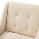 preview thumbnail 19 of 53, Hyperboreüs Upholstery Accent Armchair with Tufted Back by HULALA HOME