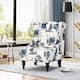 Option White and Blue Floral
