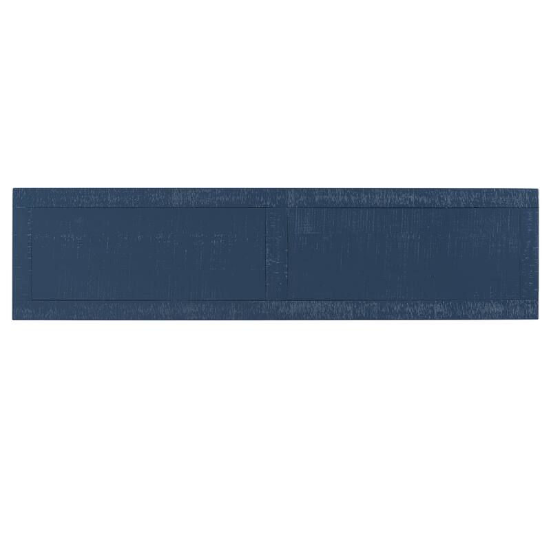 Vintage Wood Grain Console Table