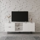 Modern TV Stand with 3 Storage and 2 Open Shelves - Bed Bath & Beyond ...