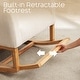 preview thumbnail 12 of 66, HOMYKA 27.3" Wide Rocking Chair for Nursery Room