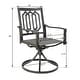 preview thumbnail 7 of 6, Kozyard Modern Classic Outdoor Metal Swivel Chairs Patio Dining Rocker Chair