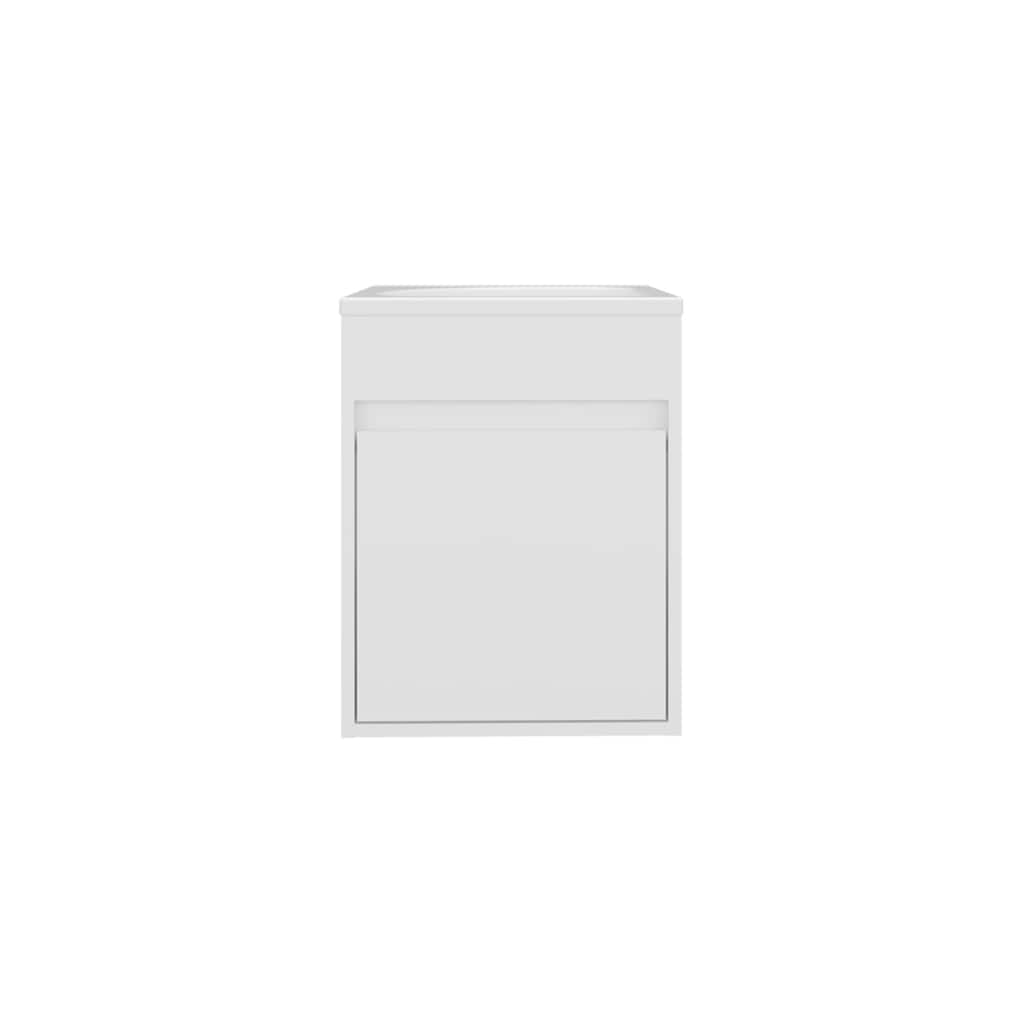 15.6" Wall Mounted Bathroom Sink Set with Cabinetry