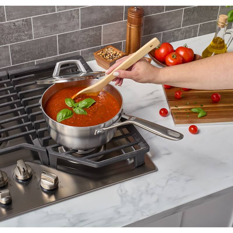 ZWILLING Motion Stainless Steel 2.5-qt Stainless Steel Saucepan with Lid
