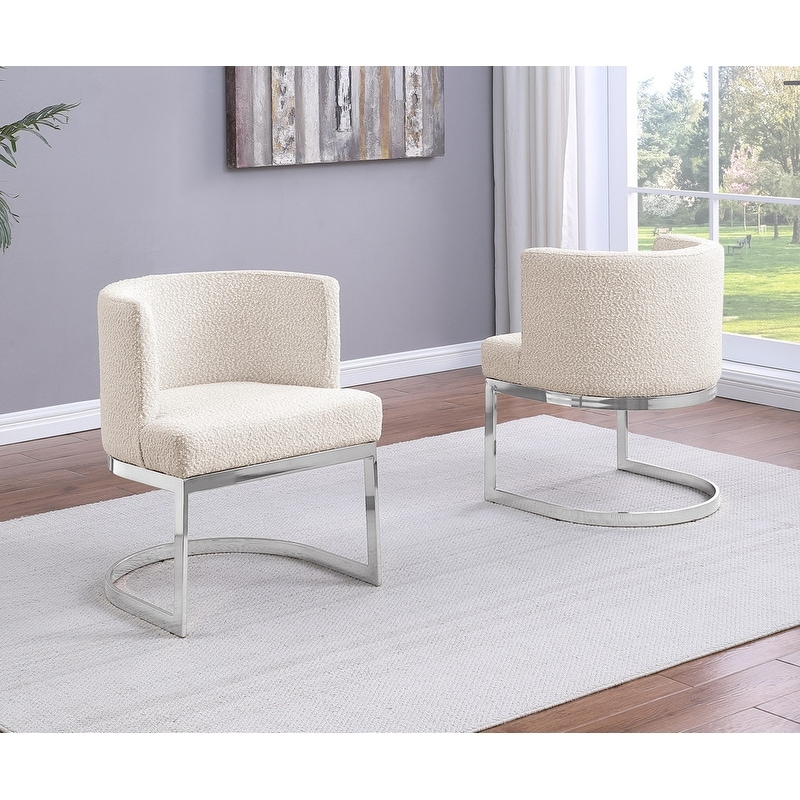 Best Quality Furniture Boucle Side Chair