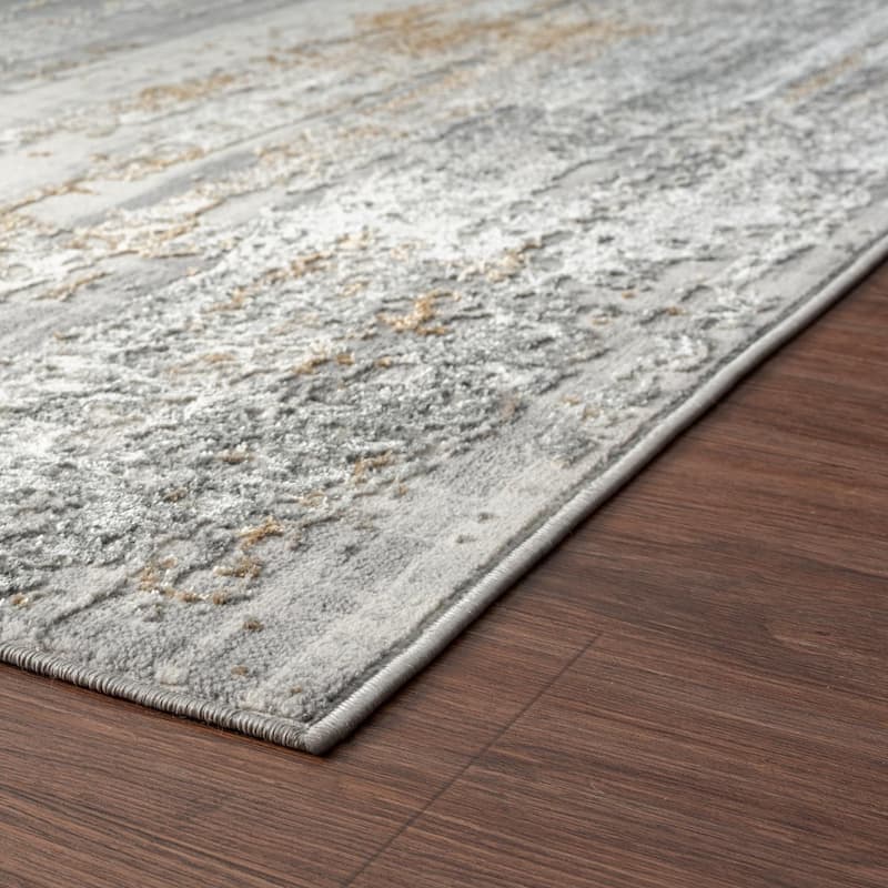 Luxe Weavers Modern Abstract Textured Area Rug for Living Room and Bedrooms