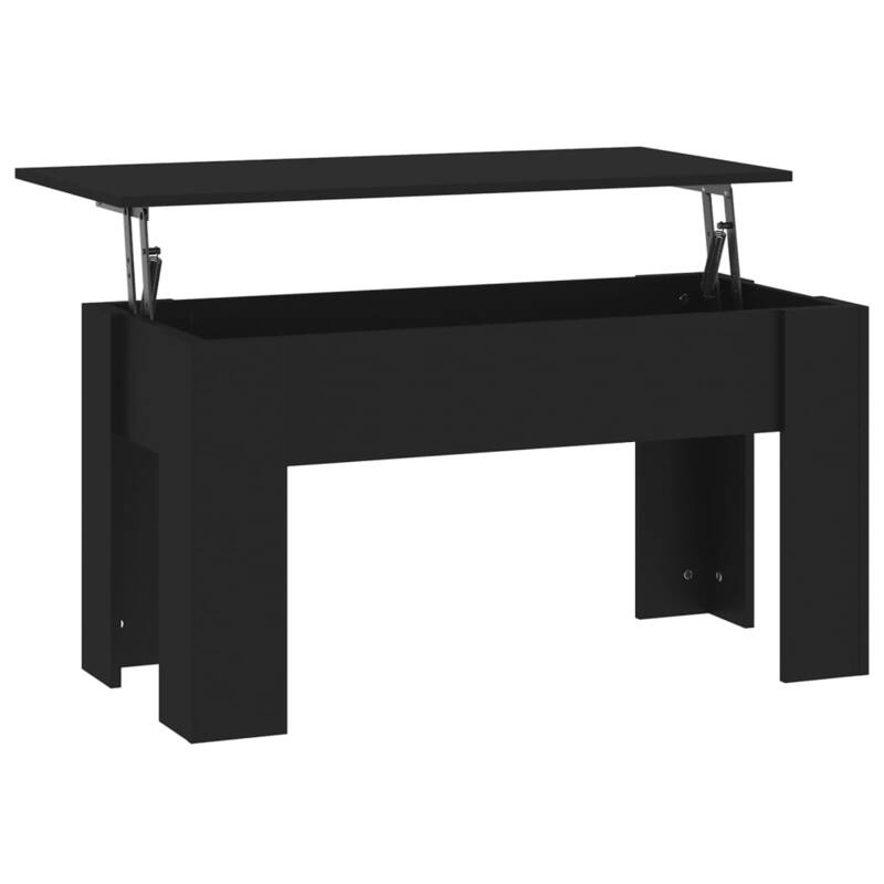 vidaXL Coffee Table Lift Top End Table Accent Side Sofa Table Engineered Wood - 39.8" x 19.3" x 20.5"