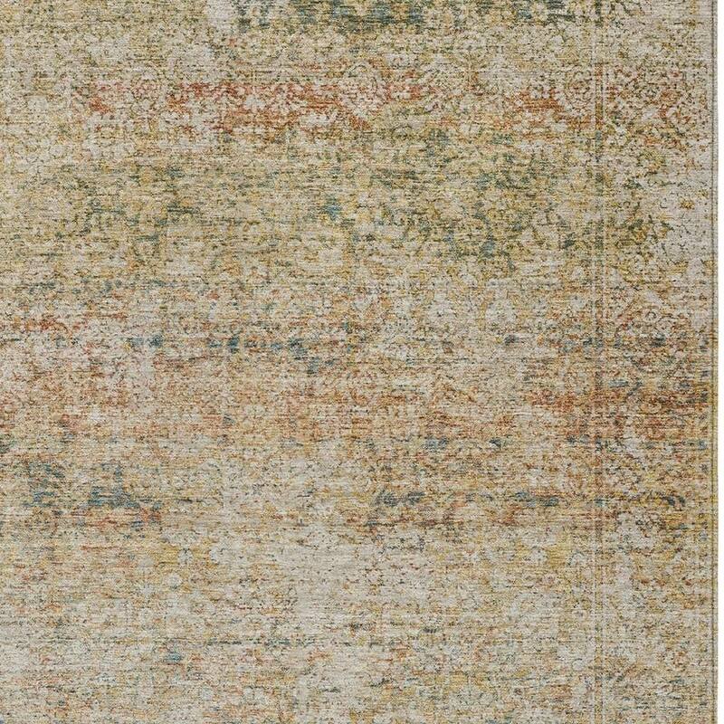 HomeRoots Abstract Traditional Rectangle Outdoor Rug