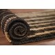 preview thumbnail 15 of 16, Black Contemporary Abstract Area Rug Hand-knotted Jute Carpet - 2'10"x 5'4"