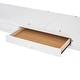 preview thumbnail 18 of 16, White Full Size Loft Bed w/ U-shaped Storage Desk & Tri-fold Mirror