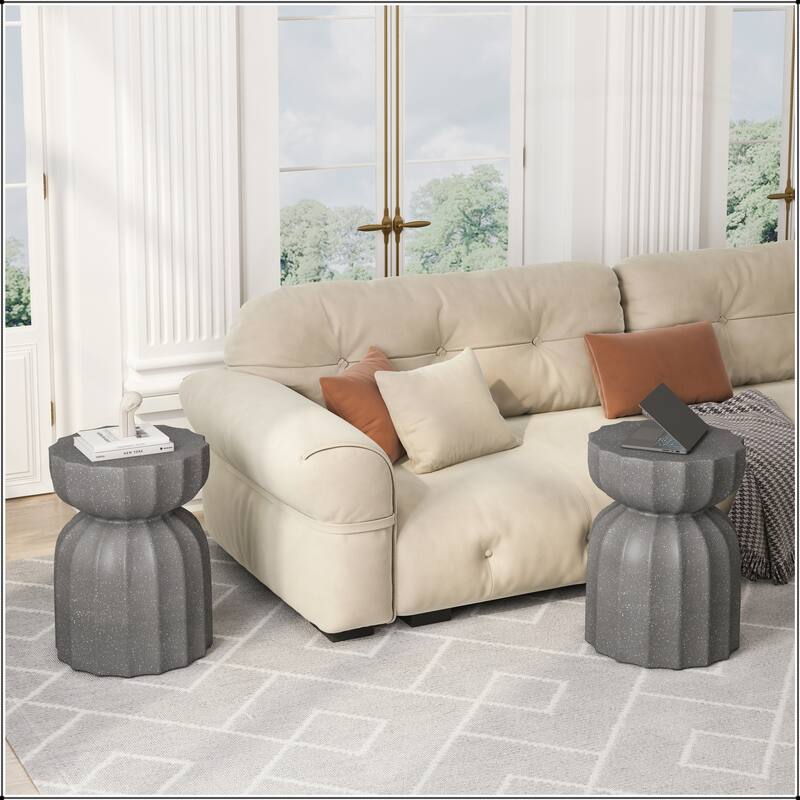 13" Outdoor and Indoor Waterproof Side Table Set