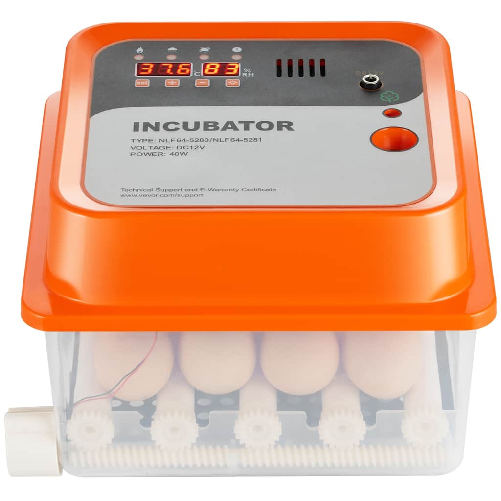 UIMOSO Egg Incubator, Incubators for Hatching Eggs, Automatic Egg Turner with with Temperature and Humidity Control - 12 Eggs
