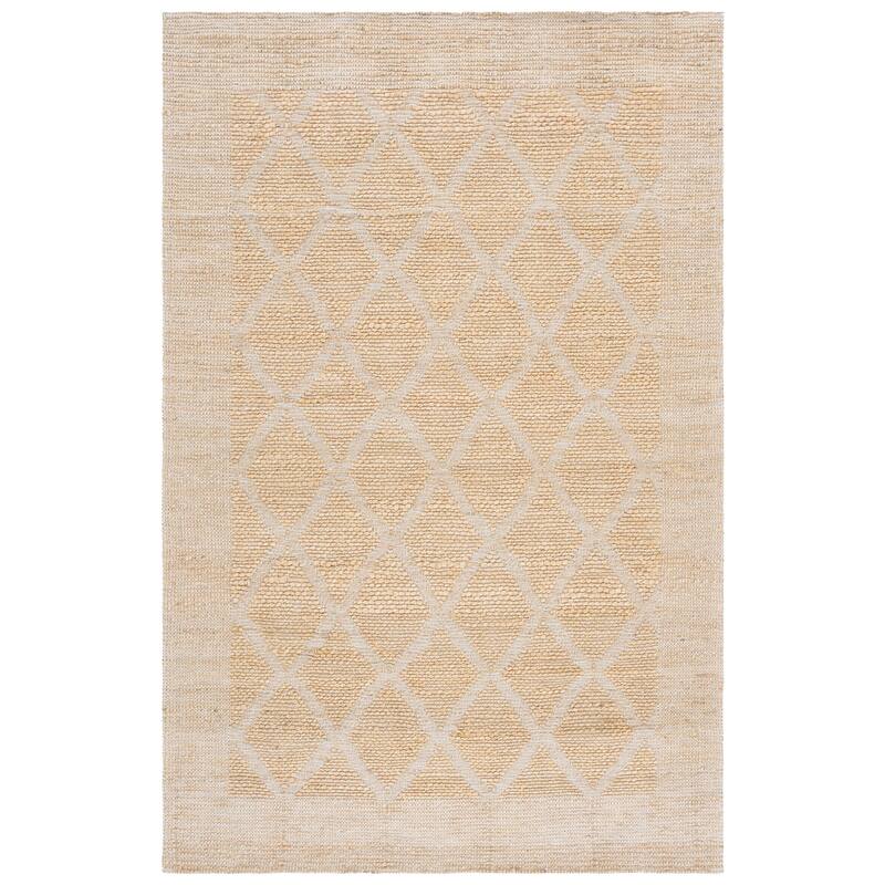 SAFAVIEH Handmade Natural Fiber Lorina Jute Rug - 5' x 8' - Natural/Ivory