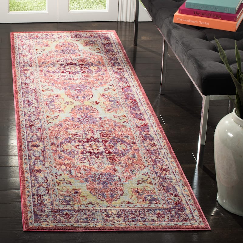 SAFAVIEH Claremont Lieve Vintage Boho Oriental Polyester Rug