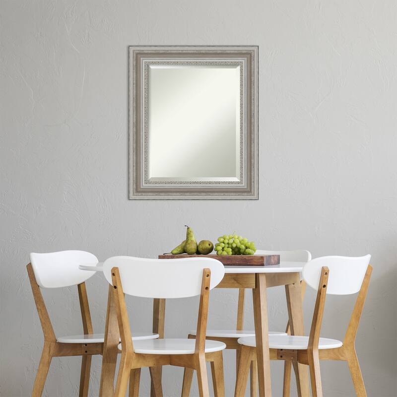 Beveled Wall Mirror - Parlor Black Frame