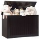 preview thumbnail 13 of 21, Wooden Toy Box Kids Storage Chest Bench - 30" x 16" x 19" (L x W x H)