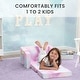 preview thumbnail 7 of 22, Delta Children Cozee Flip-Out Chair - 2-in-1 Convertible Chair to Lounger for Kids