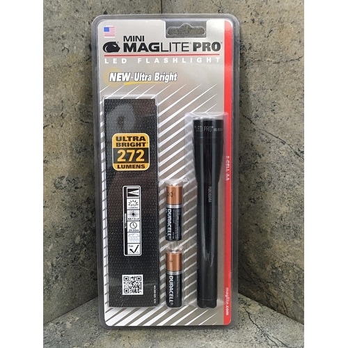 Mini Maglite Pro Led Black 2 Cell