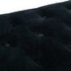 preview thumbnail 36 of 74, Upholstered Tufted Velvet Ottoman, Modern End of Bed Bench with Golden Metal Frame, Entryway Footrest Stool