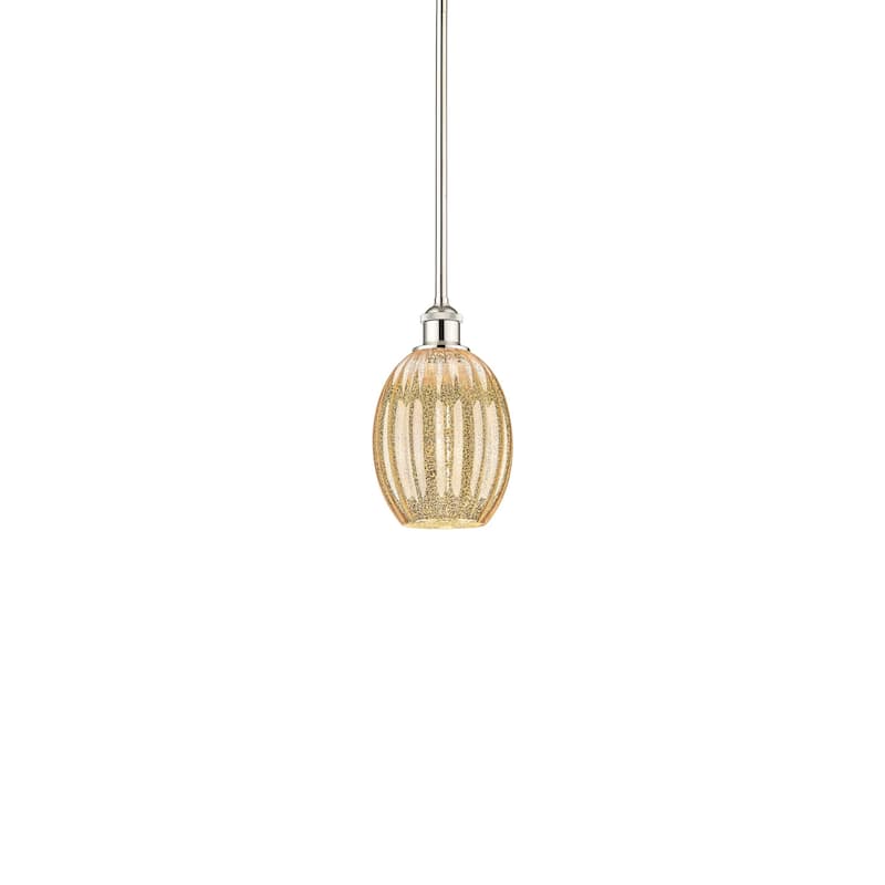 Innovations Lighting 616-1S-11-7 Preston Pendant Preston 7" Wide Mini - Polished Nickel / Mercury
