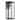 SAFAVIEH Welson 16-Inch Glass Outdoor Wall Lantern, Clear and Black - 6.1" W x 8" D x 16" H
