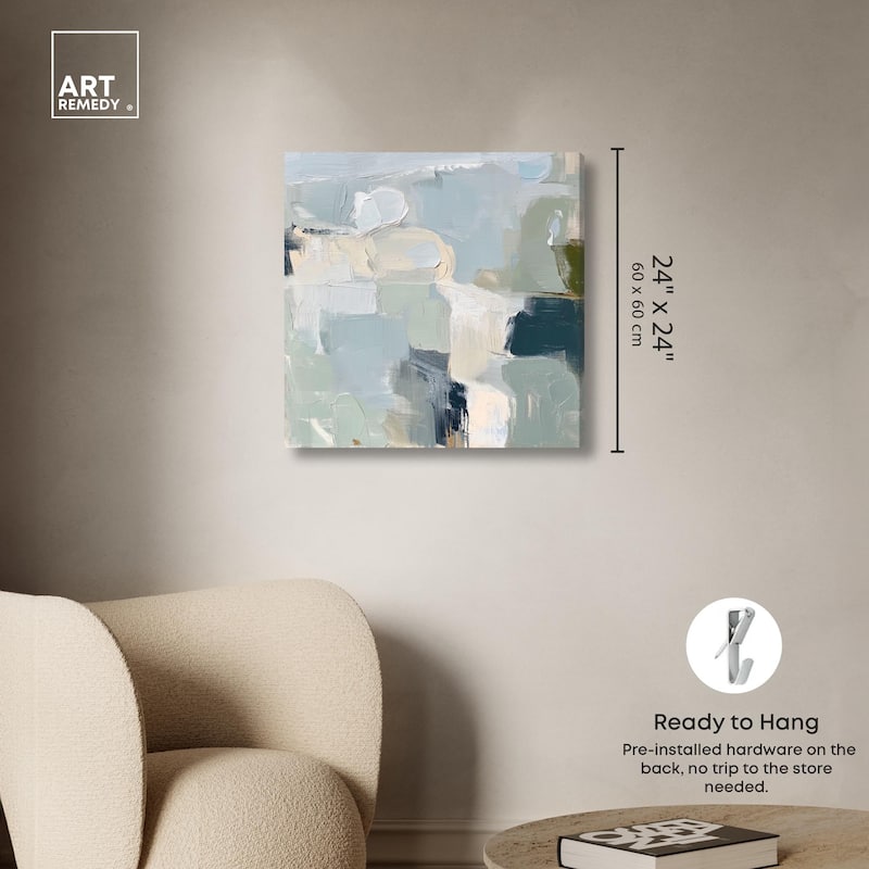 Seafoam and Sand II Canvas by Art Remedy, Gallery Wrapped