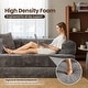 preview thumbnail 60 of 71, OVIOS Supreme Soft Fluffy Loveseat Sleeper Sofa
