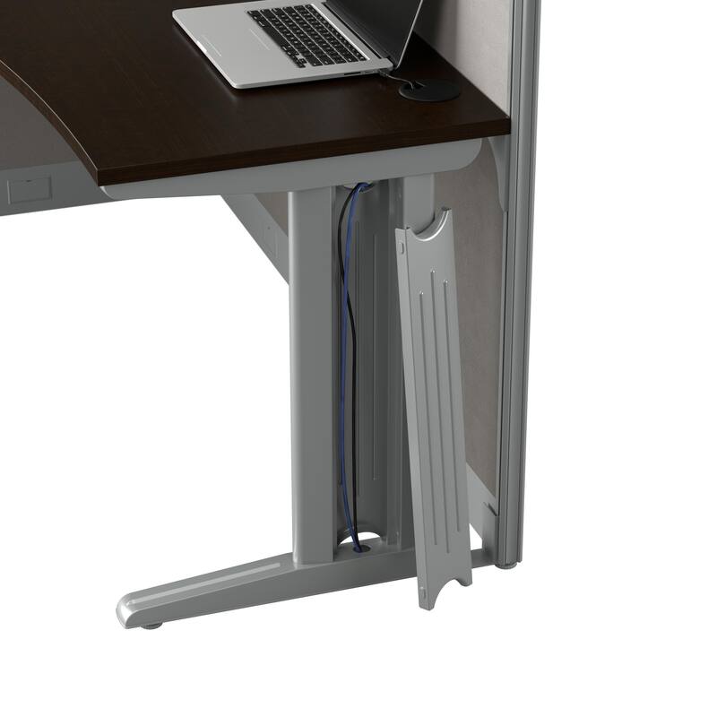 Office in an Hour 65W L-Shaped Workstation by Bush Business Furniture