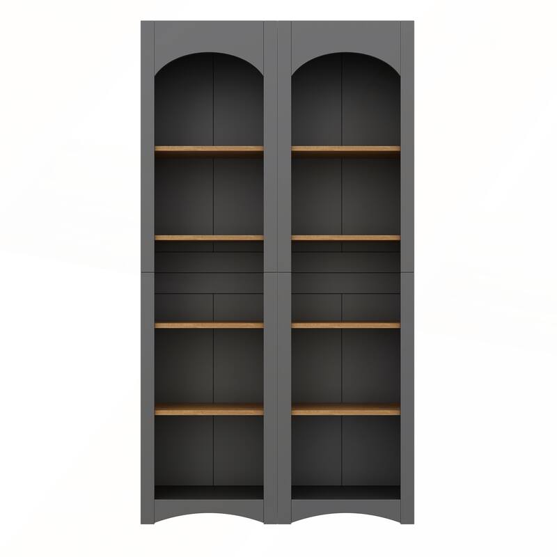 Free Standing 5 Tier Bookshelves