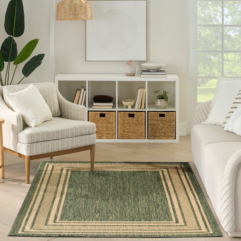 Nourison Horizon Indoor/Outdoor Geometric Area Rug