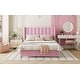 preview thumbnail 18 of 50, Gray Full Velvet Upholstered Bed with Large Storage Drawer - Luxurious Design