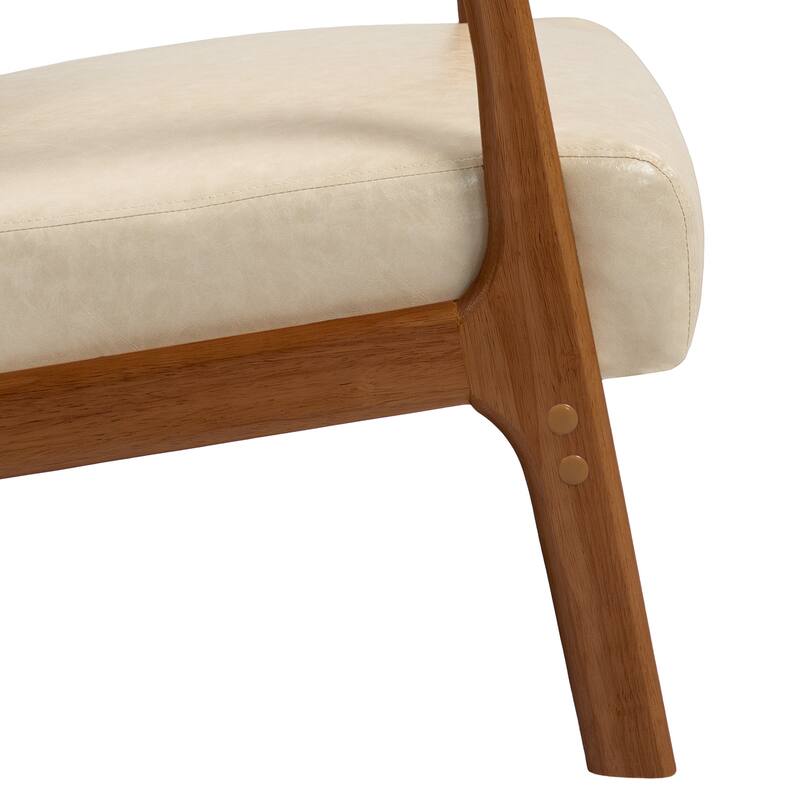 2 Set Mid Century ModernUpholstered Accent Chairs Armchair with Pillow