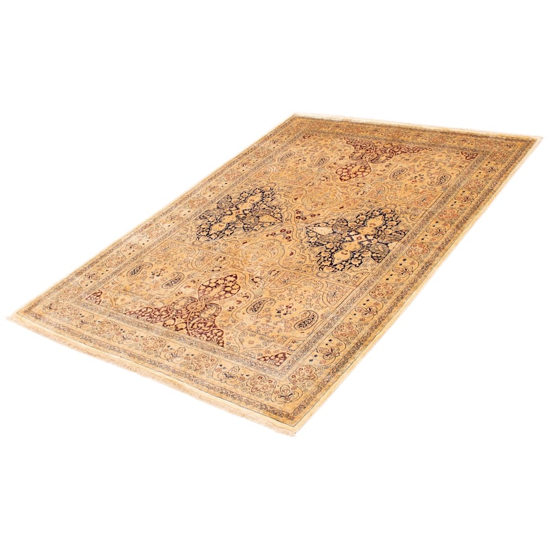 ECARPETGALLERY Hand-knotted Pako Persian 18 Of 20 Ivory Wool Rug - 6'3 x 8'11