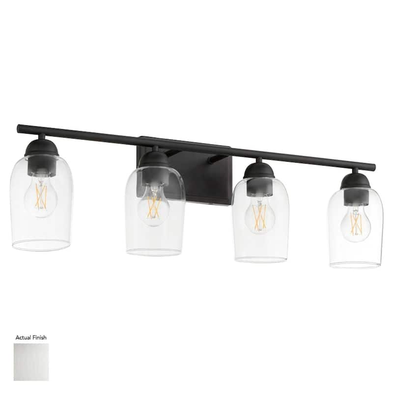 Quorum International 5112-4 Lacy 4 Light 30" Wide Vanity Light - Satin Nickel