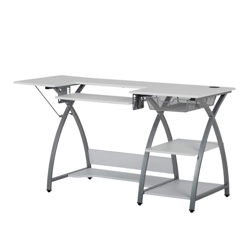 Comet Plus Sewing Center, Silver/White