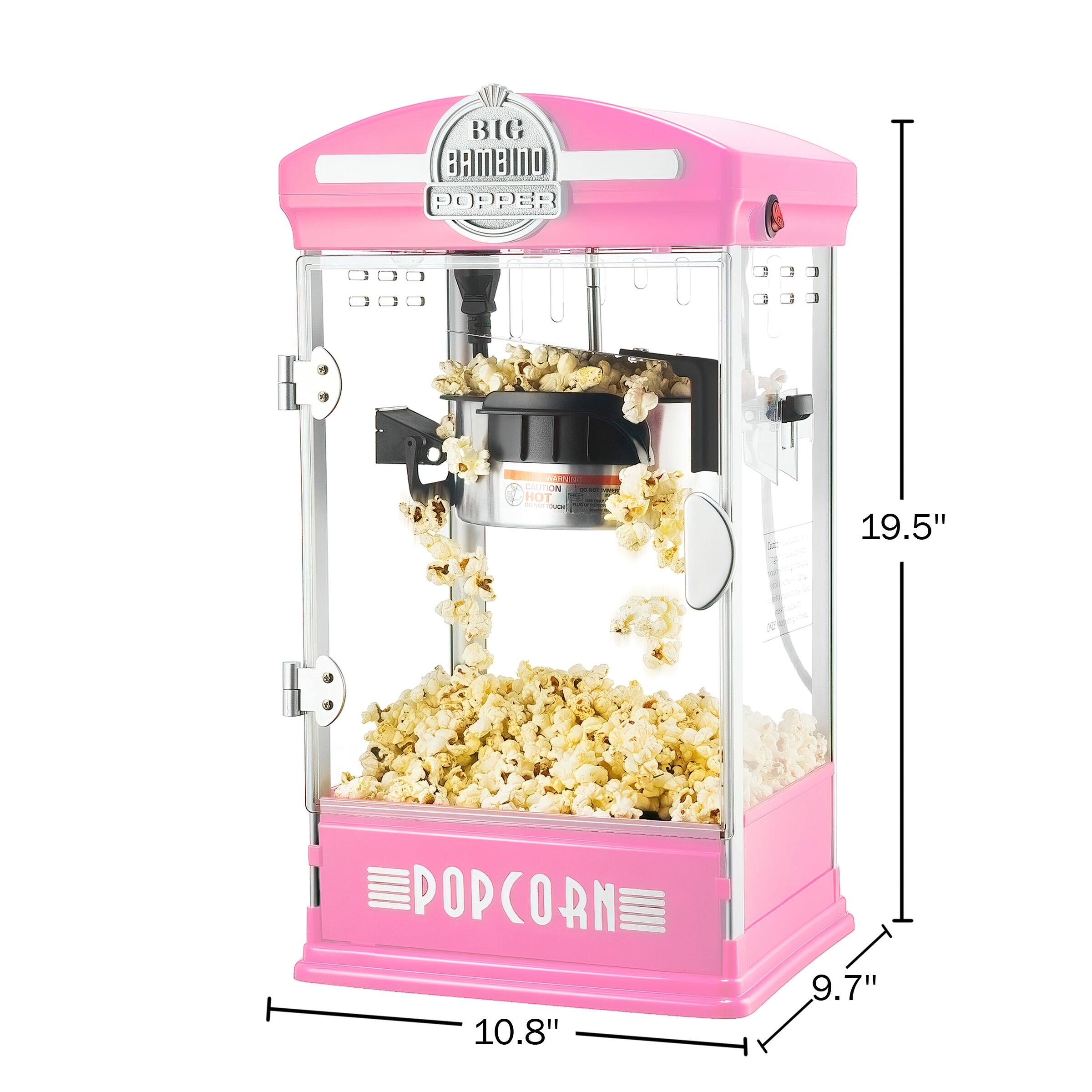 Popcorn Machine Big Bambino Old Fashioned Popcorn Maker by Great