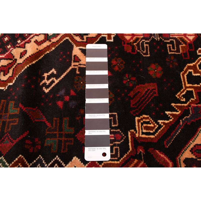 ECARPETGALLERY Hand-knotted Teimani Black Wool Rug - 3'3 x 6'3