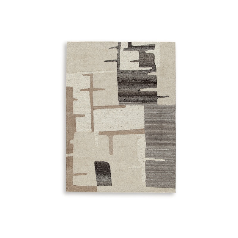 Signature Design by Ashley Kencher Beige/Brown Rug