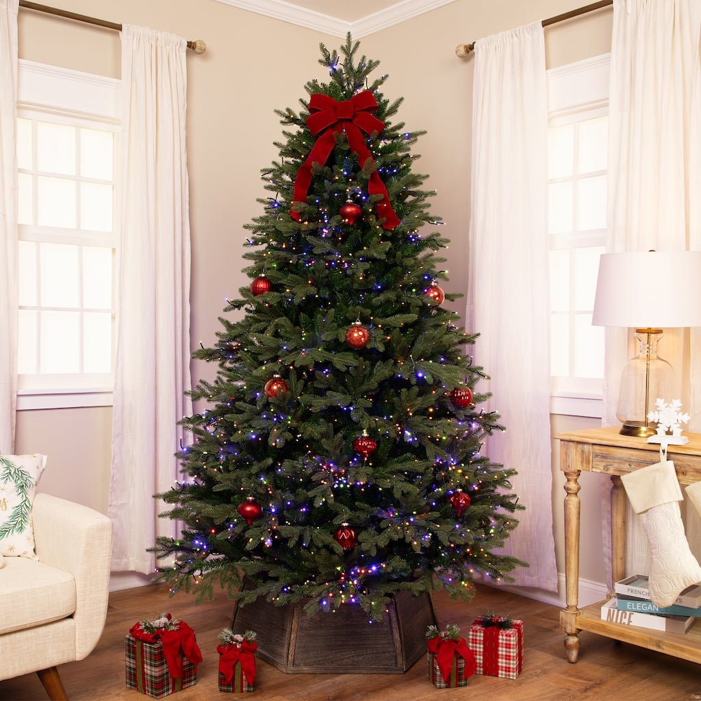 Real Touch™ Pre-Lit Grande Balsam Fir Artificial Christmas Tree - 7.5' Dual Color LED - 7.5 Foot