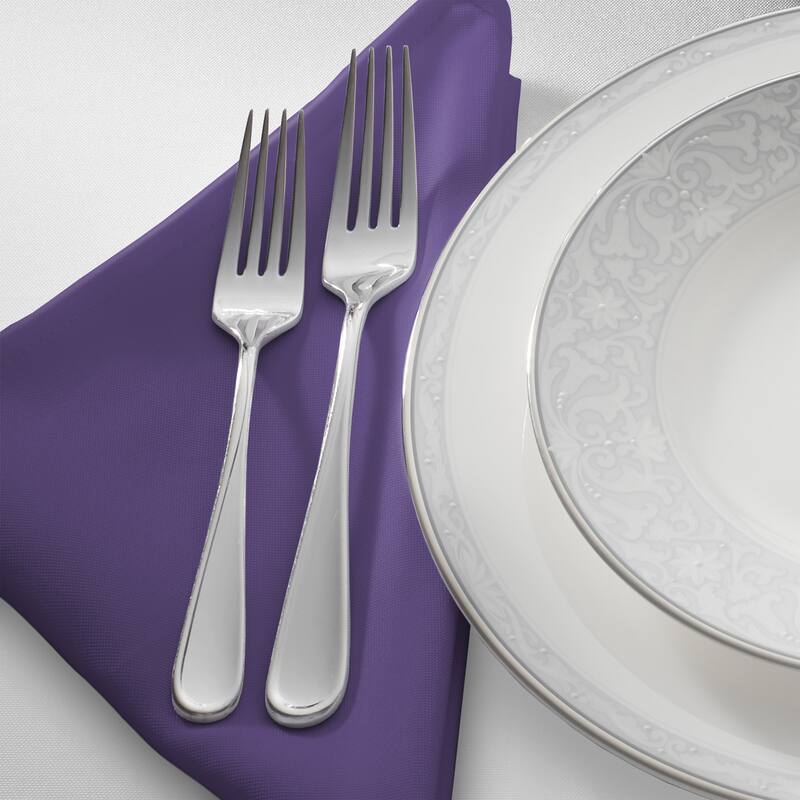 12 Pack 20 Inch Polyester Cloth Dinner Napkins for Party Restaurant