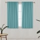 preview thumbnail 67 of 65, Deconovo Mix & Match Blackout and Bronze Print White Sheer 4 Piece Curtain Panel Set