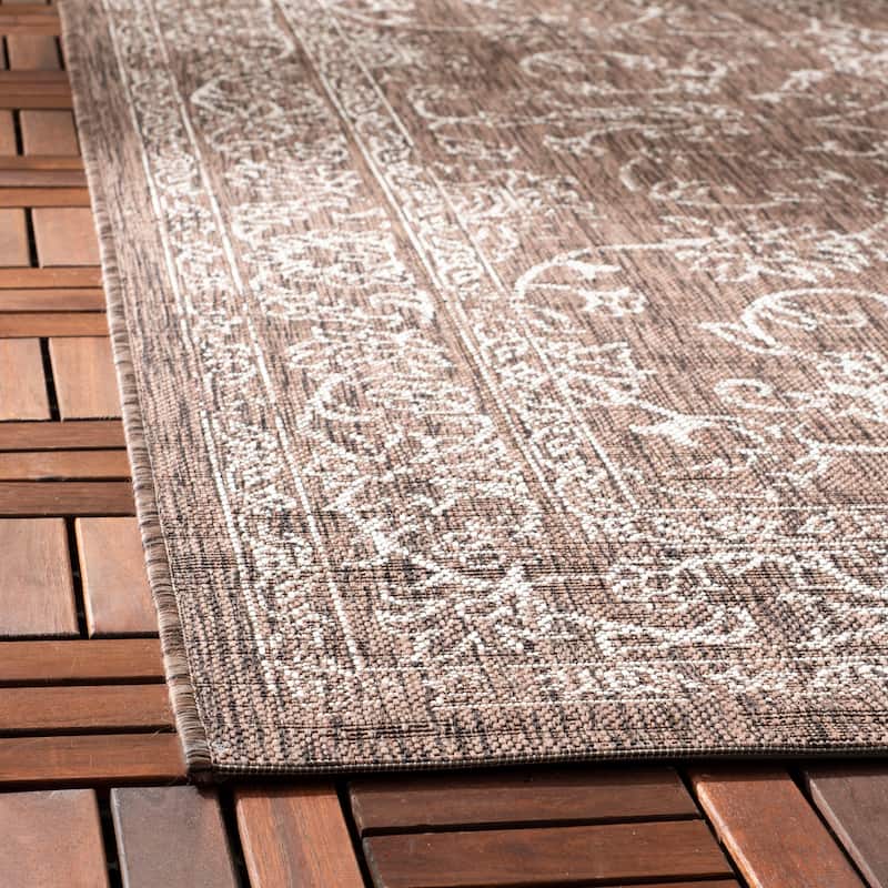 SAFAVIEH Courtyard Aquata Indoor/ Outdoor Waterproof Patio Backyard Rug