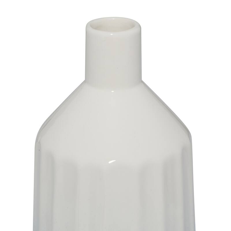 Ceramic Handmade Ombre Vase - Set of 2 Blue - Roche River Decor - 6"W x 6"L x 16"H