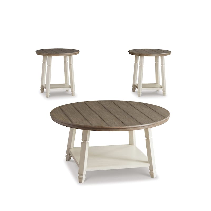 Bolanbrook Casual Two-tone 3-Piece Occasional Table Set