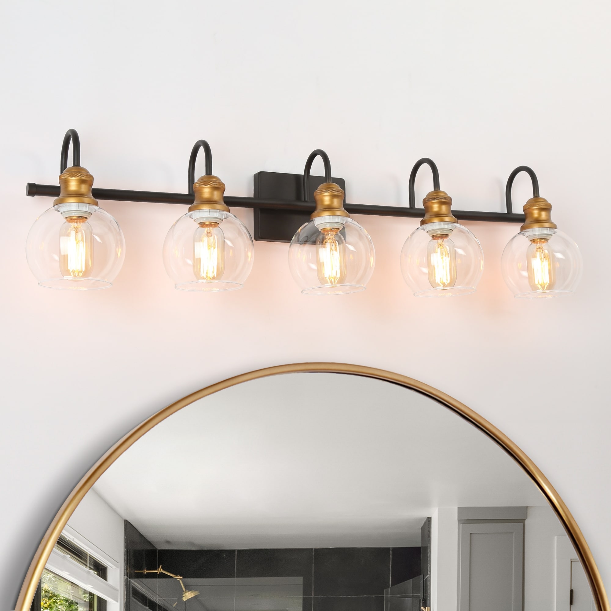 5 light discount gold vanity light