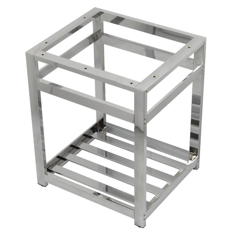 Kingston Brass 25" Wide x 30" High Console Stand - Polished Chrome