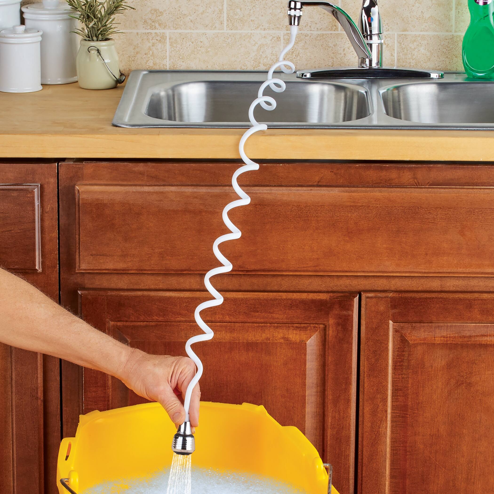 5Foot Extendable Faucet Hose Extender Connection 6.630 x 3.630 x 2.