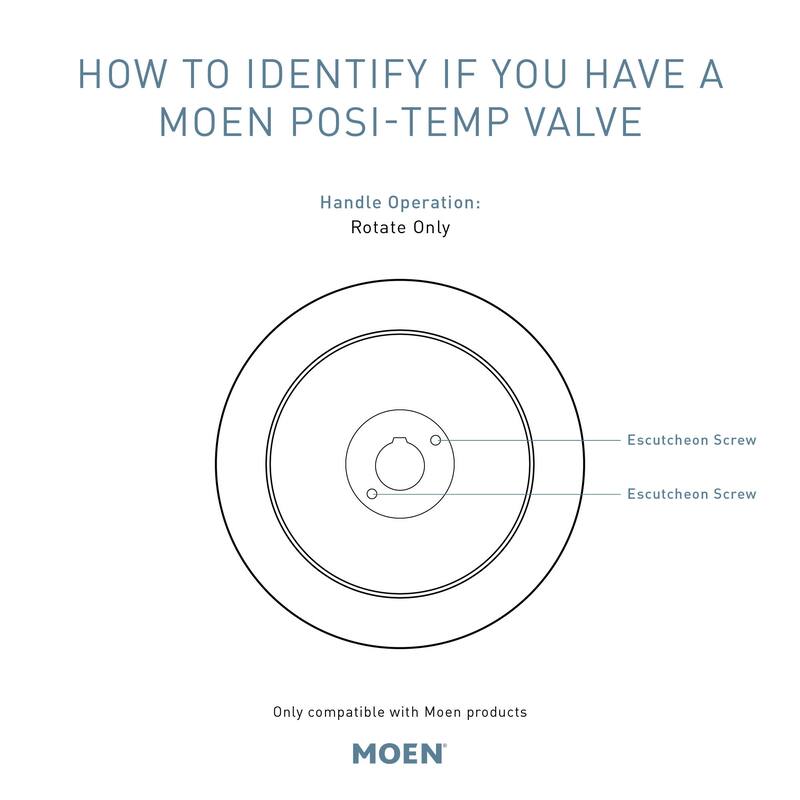Moen Voss Single Handle Posi-Temp Pressure Balanced Shower Trim with