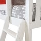 preview thumbnail 6 of 16, Max and Lily Twin High Loft Bed with Bookcase and Desk